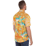 Coral Gables S/S Button Down Shirt Short Sleeve Button Down Shirt - AOP - Thathoodyshop
