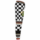 THS Snake Bite Checkmate Fleece Joggers Fashion Jogger - AOP - Thathoodyshop