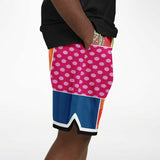Chili Pepper Camo Fatigue Basketball Shorts Basketball Short Rib - AOP - Thathoodyshop