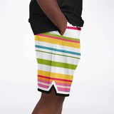 Hawaiian Tropic Basketball Shorts Basketball Short Rib - AOP - Thathoodyshop