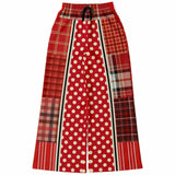 Jersey Salsa SW Polka Patchwork Stretchy Phat Bellbottoms Flare Leg Pants - Thathoodyshop