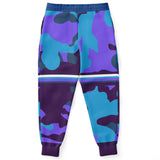 THS Snake Bite Purple Midnight Camo Fleece Joggers Joggers - Thathoodyshop