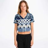 Blueberry Hill Cropped Baseball Jersey Cropped Baseball Jersey - Thathoodyshop