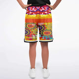 Ophelia Basketball Shorts Basketball Short Rib - AOP - Thathoodyshop