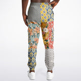 Tallulah Bankhead Yellow Patchwork Unisex Cargo Sweats Cargo Pants - Thathoodyshop