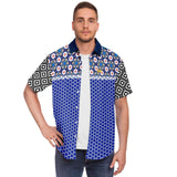 It's About Time S/S Button Down Shirt Short Sleeve Button Down Shirt - AOP - Thathoodyshop