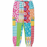 Maui Waui Hawaiian Patchwork Cargo Sweats Cargo Sweatpants - Thathoodyshop