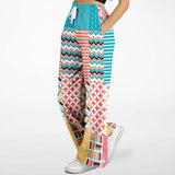 Old Miami SW Retro Geo Bellbottoms Flare Leg Pants - Thathoodyshop