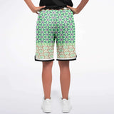 Melon Balls Basketball Shorts Basketball Short Rib - AOP - Thathoodyshop
