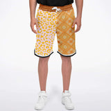 Coral Gables Basketball Shorts Basketball Short Rib - AOP - Thathoodyshop