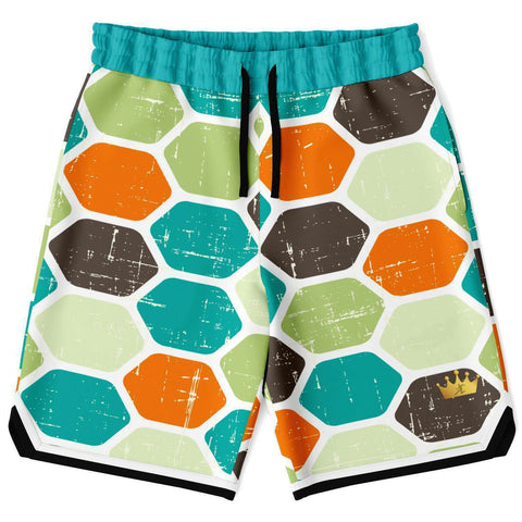 My Geo Life Basketball Shorts Basketball Short Rib - AOP - Thathoodyshop