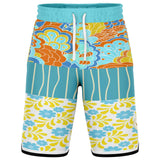 Blue Bullwinkle Basketball Shorts Basketball Short Rib - AOP - Thathoodyshop