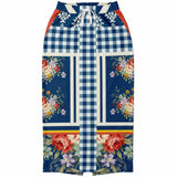Porcelain Fleur Pocket Maxi Skirt Long Skirt - Thathoodyshop