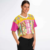 Ashbury Heights Paisley Crop Jersey Cropped Football Jersey - Thathoodyshop