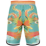 The Koi Dragon Basketball Shorts Basketball Short Rib - AOP - Thathoodyshop