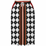 Argyle Me Pocket Maxi Skirt - Black Maxi Skirt - Thathoodyshop