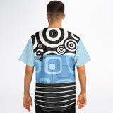 Pacific Palisades Patchwork Button Front Jersey Baseball Jersey - Thathoodyshop