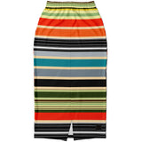 Dance Steps Striped Pocket Maxi Skirt Long Pocket Skirt - Thathoodyshop