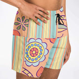 So Good! Dunkies Swim Trunks Men - AOP - Thathoodyshop