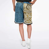 Blue Royale Basketball Shorts Basketball Short Rib - AOP - Thathoodyshop