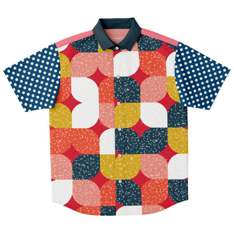 Smooth Sailing S/S Button Down Shirt Short Sleeve Button Down Shirt - AOP - Thathoodyshop