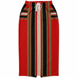 Gold Line Red Pocket Maxi Skirt Maxi Skirt - Thathoodyshop