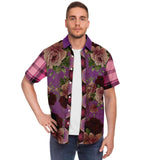 Crosby Stills S/S Button Down Shirt Short Sleeve Button Down Shirt - AOP - Thathoodyshop