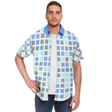 Blue Skies Ahead S/S Button Down Shirt Short Sleeve Button Down Shirt - AOP - Thathoodyshop
