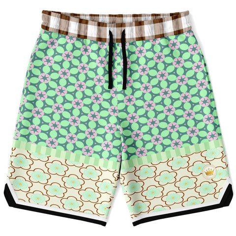 Melon Balls Basketball Shorts Basketball Short Rib - AOP - Thathoodyshop