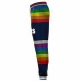 Royal Navy Rainbow Stripe Fleece Joggers Joggers - Thathoodyshop