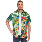 Tropical Reflection S/S Button Down Shirt Short Sleeve Button Down Shirt - AOP - Thathoodyshop