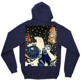 Warrior Pose Zip-Front Hoodie Hoody - Thathoodyshop
