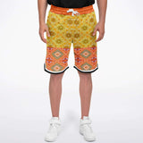 Taj Mahal Basketball Shorts Basketball Short Rib - AOP - Thathoodyshop
