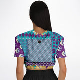 Purple Jetson Cropped Sweater Cropped Sweater - Thathoodyshop