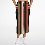 Gold Line Black Pocket Maxi Skirt Maxi Skirt - Thathoodyshop