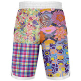 Mercury Retrograde Patchwork Basketball Shorts Basketball Short Rib - AOP - Thathoodyshop