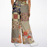 Tripoli Floral Patchwork Stretchy Phat Bellbottoms Flare Leg Pants - Thathoodyshop