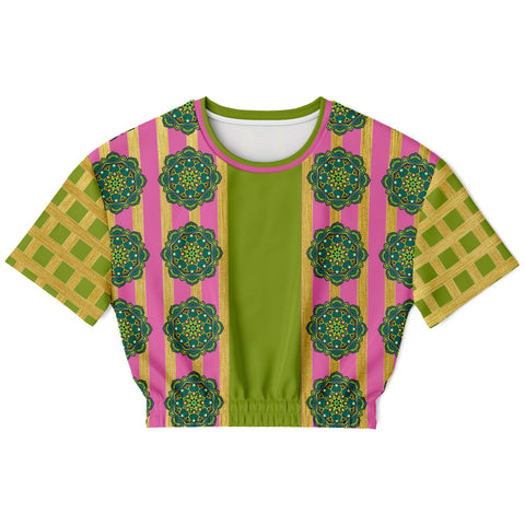 Jambalaya Deluxe Cropped Sweater Cropped Short Sleeve Sweater - Thathoodyshop