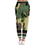 THS Snake Bite Fleece Joggers in Green Camo Joggers - Thathoodyshop