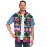 Gypsy Queen Purple Button Down Shirt Short Sleeve Button Down Shirt - Thathoodyshop