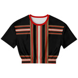 Gold Line Black Cropped Sweater Cropped Sweater - Thathoodyshop