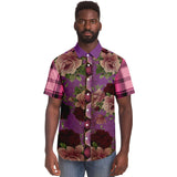 Crosby Stills S/S Button Down Shirt Short Sleeve Button Down Shirt - AOP - Thathoodyshop