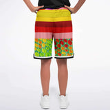 Rainbow-Tastic Basketball Shorts Basketball Short Rib - AOP - Thathoodyshop
