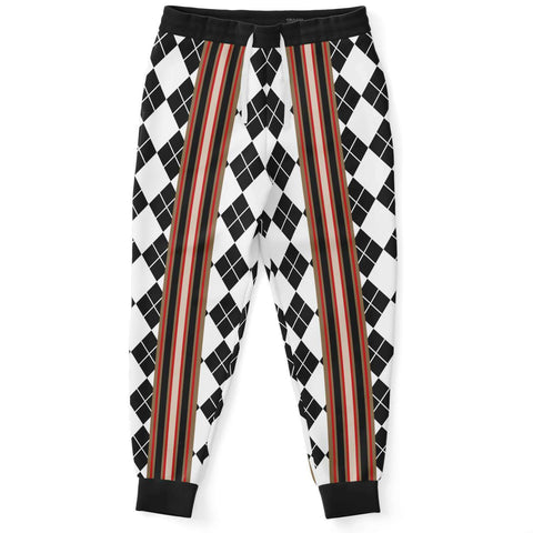 Argyle Me Unisex Joggers - Black Joggers - Thathoodyshop