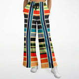 Tequila Sunrise Striped Flare Leg Joggers Bellbottoms - Thathoodyshop