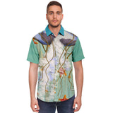 Are You Jelly S/S Button Down Shirt Short Sleeve Button Down Shirt - AOP - Thathoodyshop