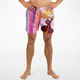 Bahama Mama Bella Patchwork Print Swim Trunks/Shorts Swim Trunks - Thathoodyshop