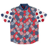 Liberty Pebble S/S Button Down Shirt Short Sleeve Button Down Shirt - AOP - Thathoodyshop
