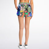 THS Snake Bite Camo Patchwork Running Shorts Running Shorts - Thathoodyshop