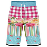 Parade of Roses Basketball Shorts Basketball Short Rib - AOP - Thathoodyshop